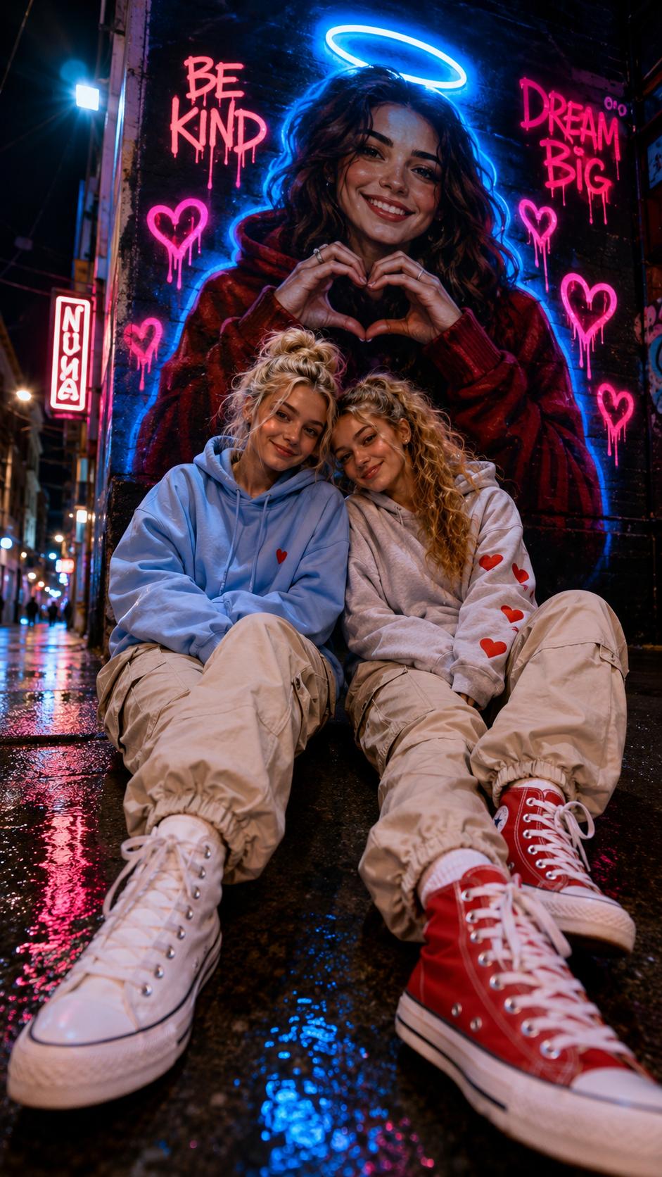 Title Neon Heart Alley