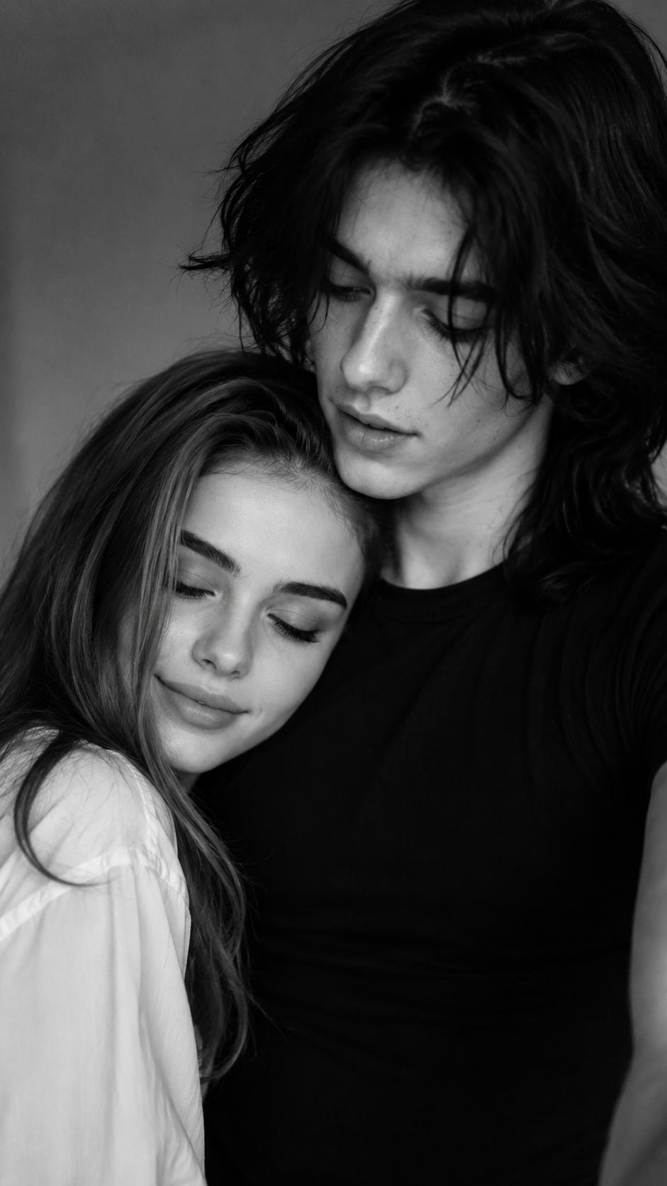 Affectionate Fine-Art Couple Portrait