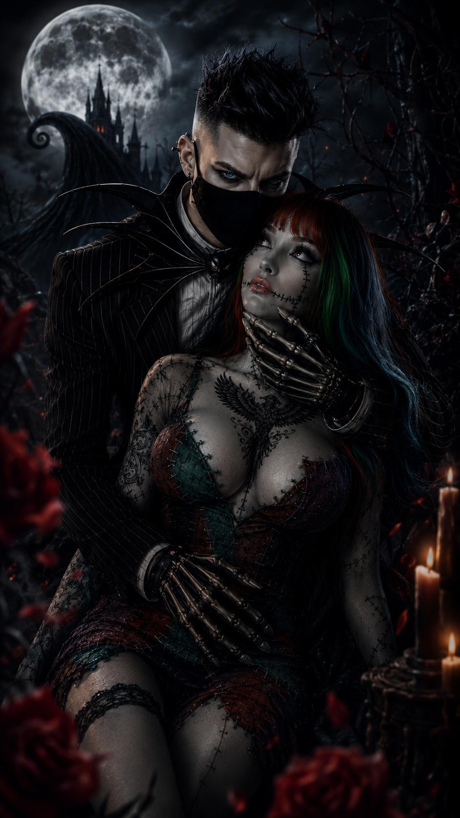 Dramatic Dark Romance Cover